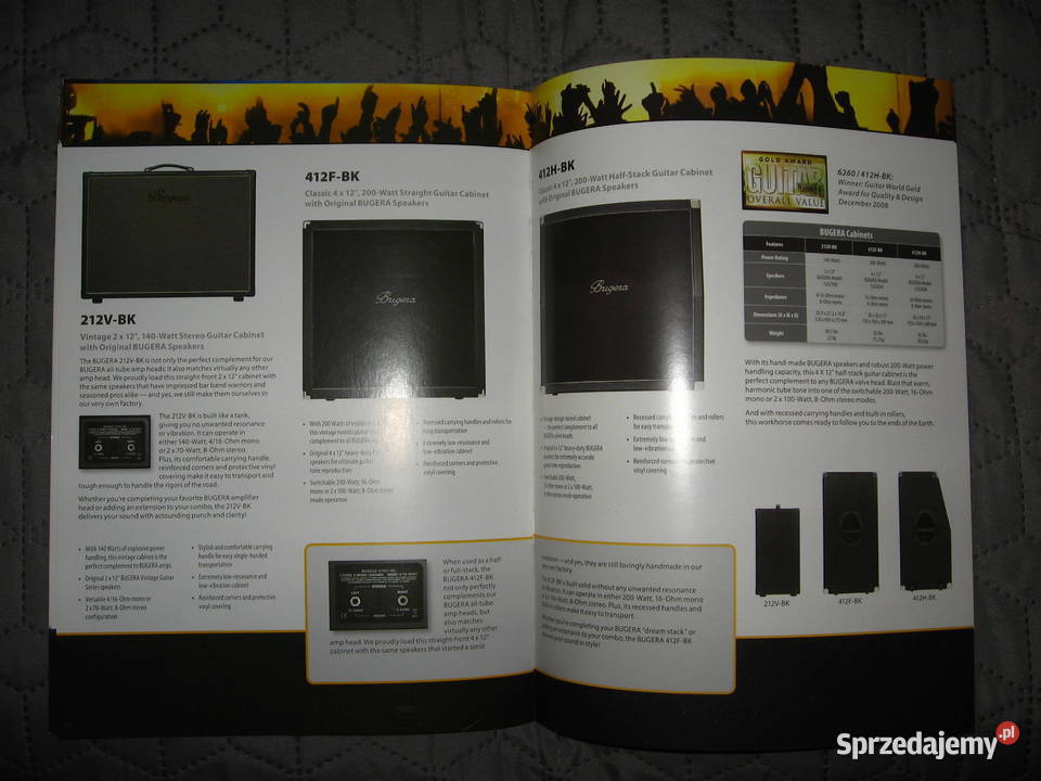 Bugera Amps Catalog April 2011 katalog