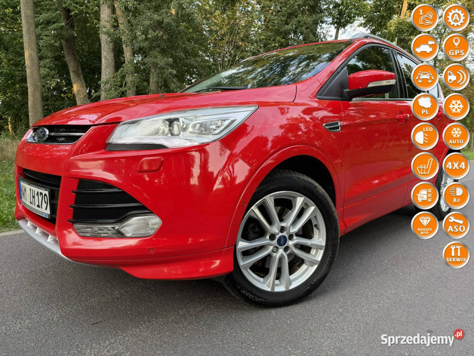 Ford Kuga 20 TDCI 180 4x4 Indywidual Titanium światła przeciwmgielne Józefkowo