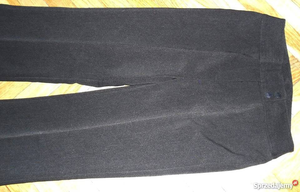 ELEGANCKIE CIEPLE SPODNIE Z MATERIAŁU R42 Łódź
