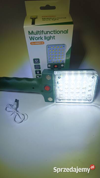 lampa warsztatowa na magnes i hak Gliwice