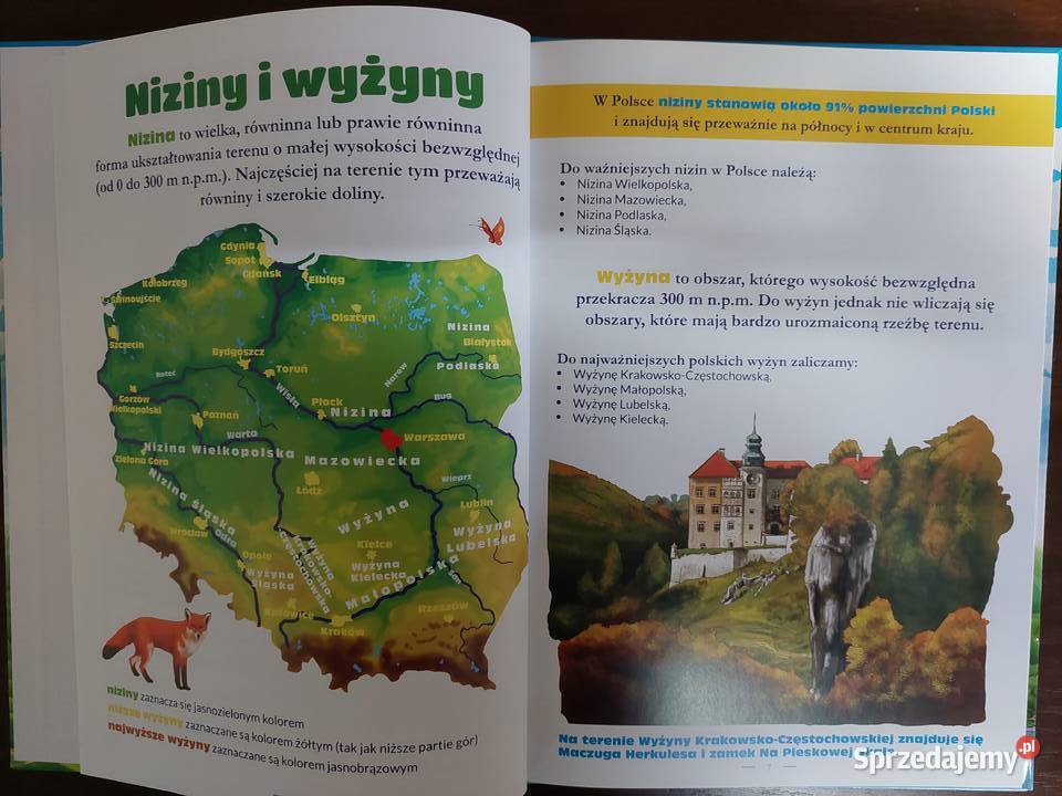 Atlas Polski dzieci Książki dla dzieci Tarnowskie Góry