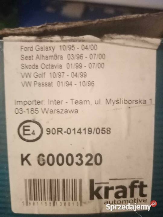 klocki hamulcowe Kraft Pichorowice