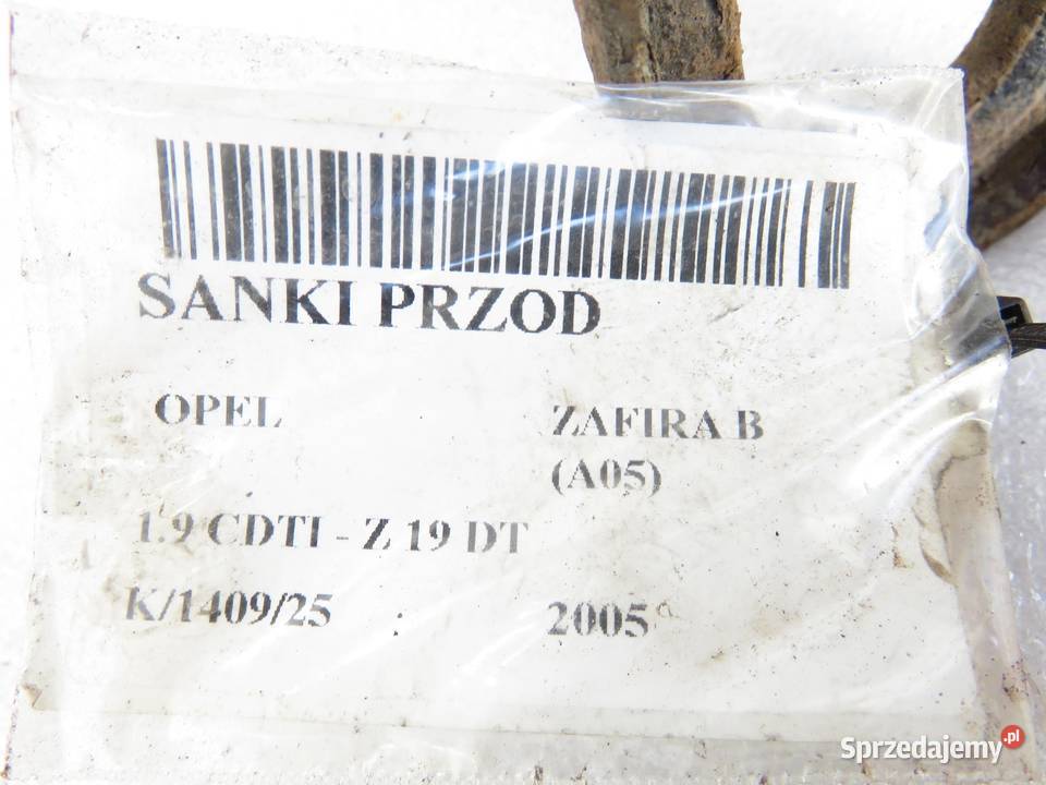 SANKI PRZÓD OPEL ZAFIRA B A05 19 CDTI 8V 120 Z