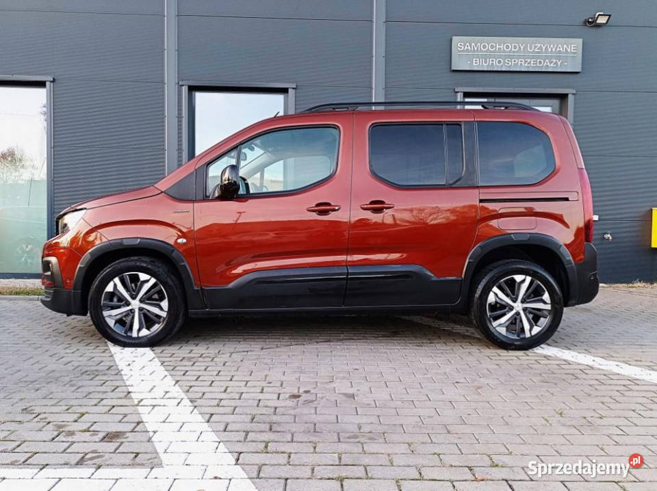 Peugeot Rifter 2020r SalonPL BLIS ACC Kam360 131KM Kraków