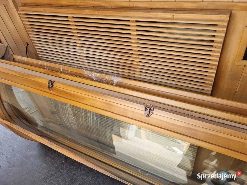 Kabina na podczerwień RADIO LED Sauna okrągła Siedlisko