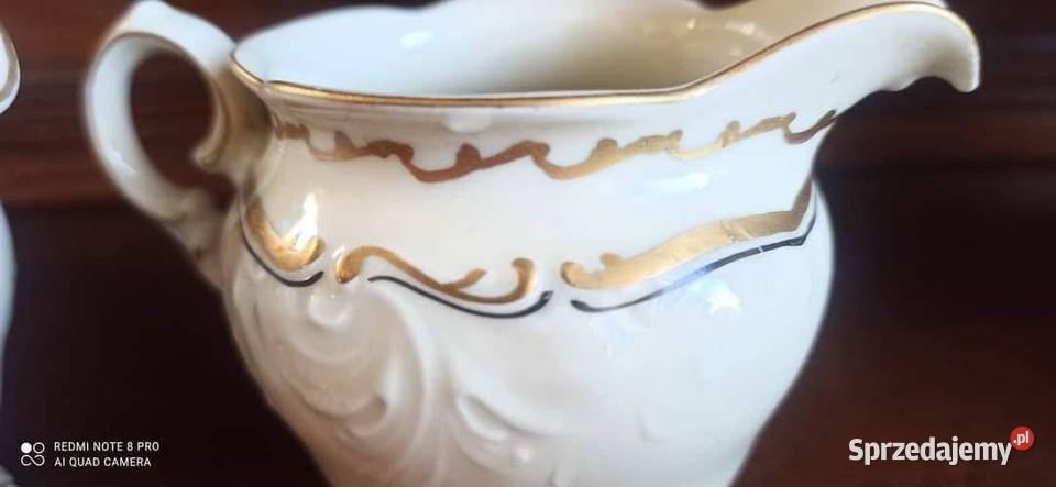 Mlecznik KPM Made in Poland Ecru Porcelana i szkło Gdańsk