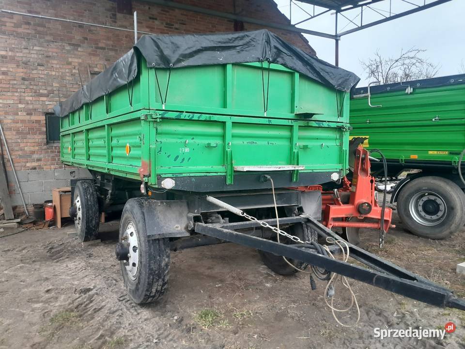Przyczepa sztywna d50 nieuszkodzony Rolnictwo Skomlin