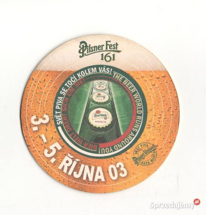 Pilsner Urquell podstawka do piwa 39 Gliwice
