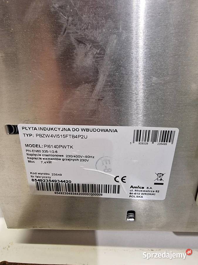 Plyta ceramiczna indukcyjna Amica AGD Kraków