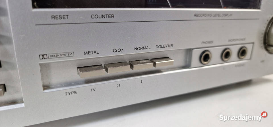 Magnetofon Cassette Deck Philips F6121 F 6121 wielkopolskie Międzychód sprzedam