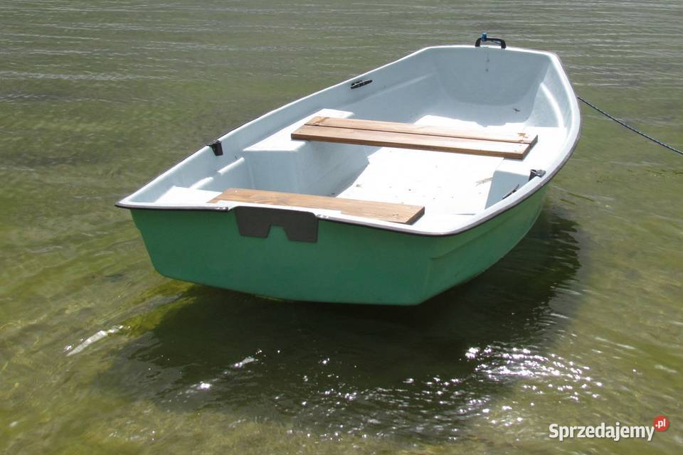 Łódka łódź wędkarska płaskodenna wiosłowa Gościno sprzedam