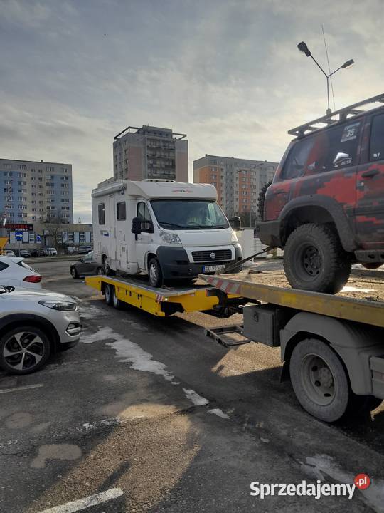 Przyczepa laweta FVG Tijhof Pomoc drogowa TA6500 Miszewko