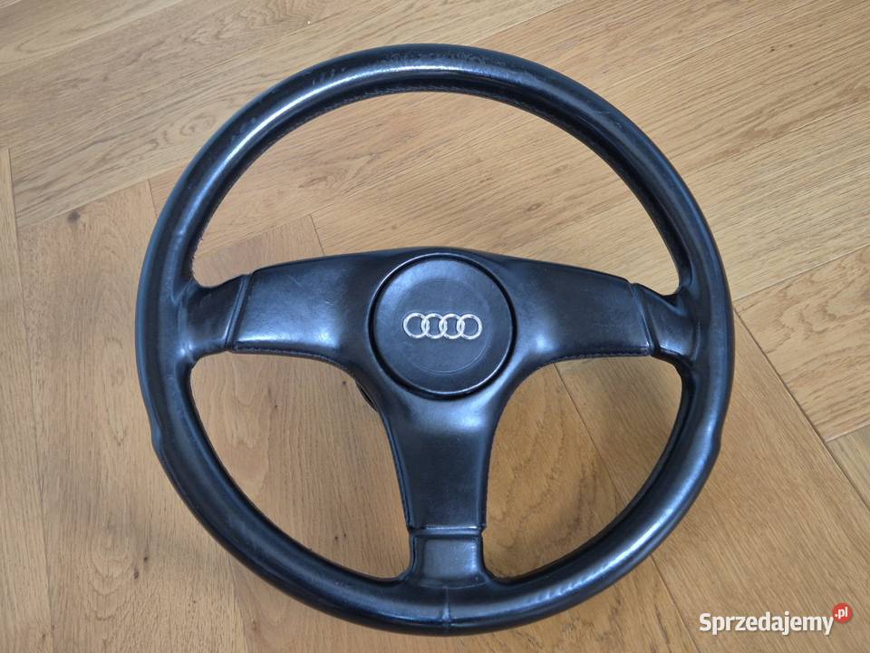 Skórzana kierownica Audi 80 90 100 V8 893419091P Wrocław