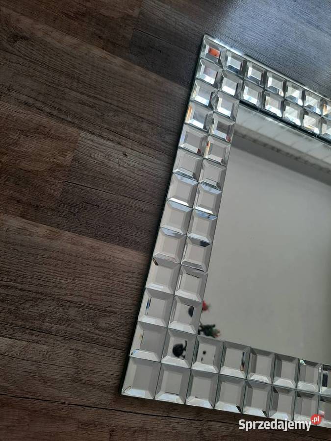 Lustro kwadrat prostokąt kryształowa ramaRóżne Przemyśl