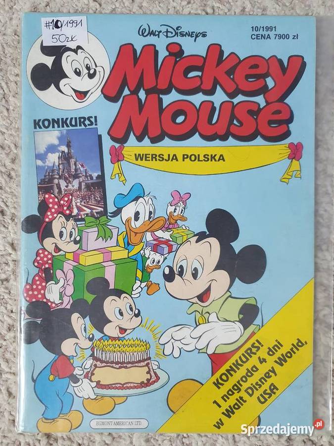 Mickey Mouse zestaw 11 komiksów lata 90te Gdynia