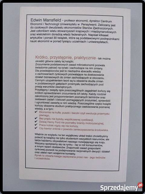 PODSTAWY MIKROEKONOMII Mansfield Płock