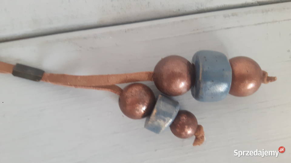 Naszyjnik ceramiczny ręcznie wykonany