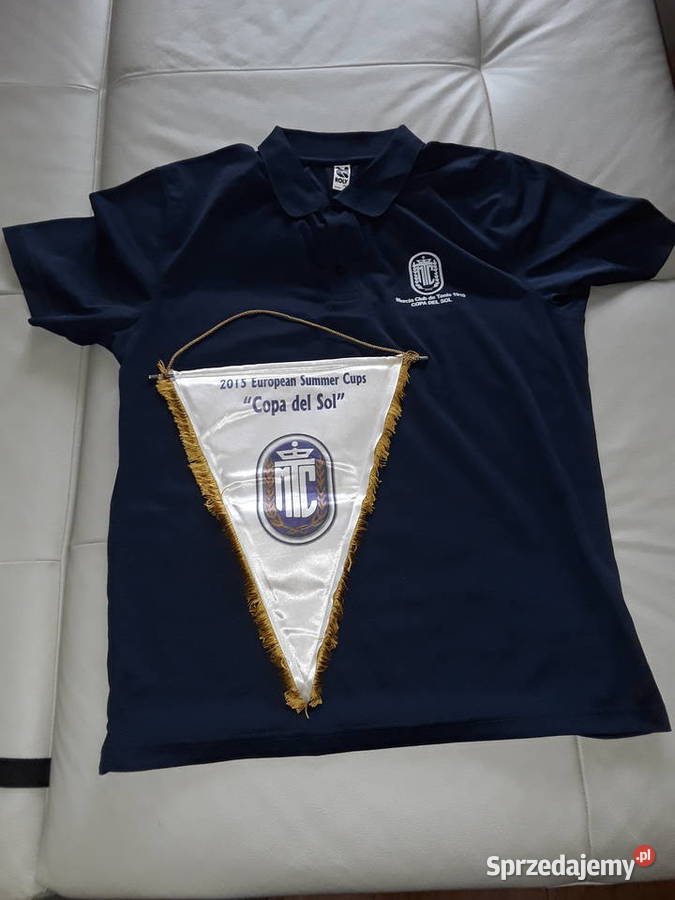 Koszulka tenisowa męska nowa L proporczyk