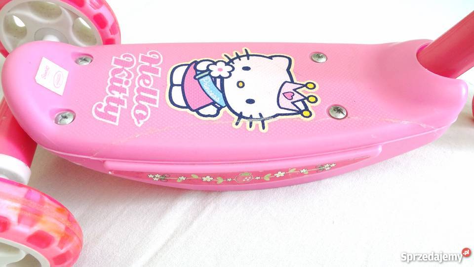 Hulajnoga trzykołowa 3 kołowa dziewczynki HELLO Bydgoszcz