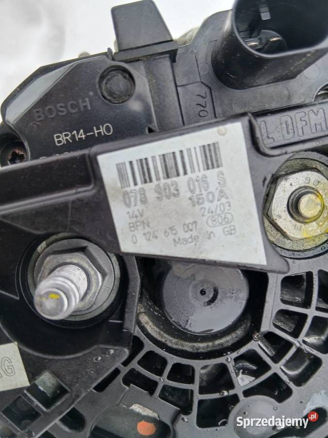 Alternator Bosch Audi A4 B6 A6 C5 30 ASN 24 V6 Szczerbice