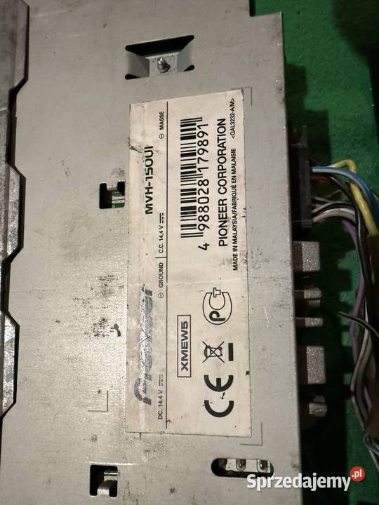 Pioneer MVH 150UI radio samochodowe Mszana