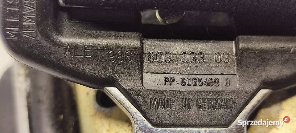 PORSCHE BOXSTER 986 PAS BEZPIECZEŃSTAWA LEWY Pasy bezpieczeństwa