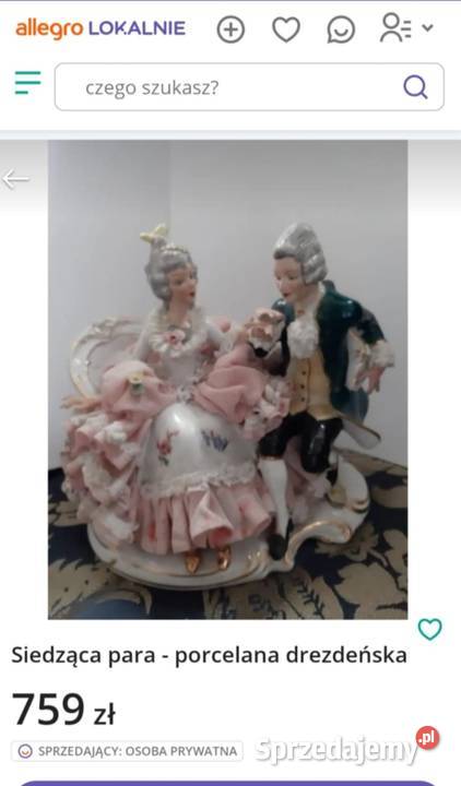 Wykwintna porcelana drezdeńska Porcelana i szkło Pabianice