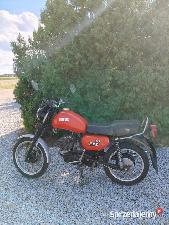 Motocykl MZ ETZ 125 1989 zarejestrowany opłacony Kalisz sprzedam
