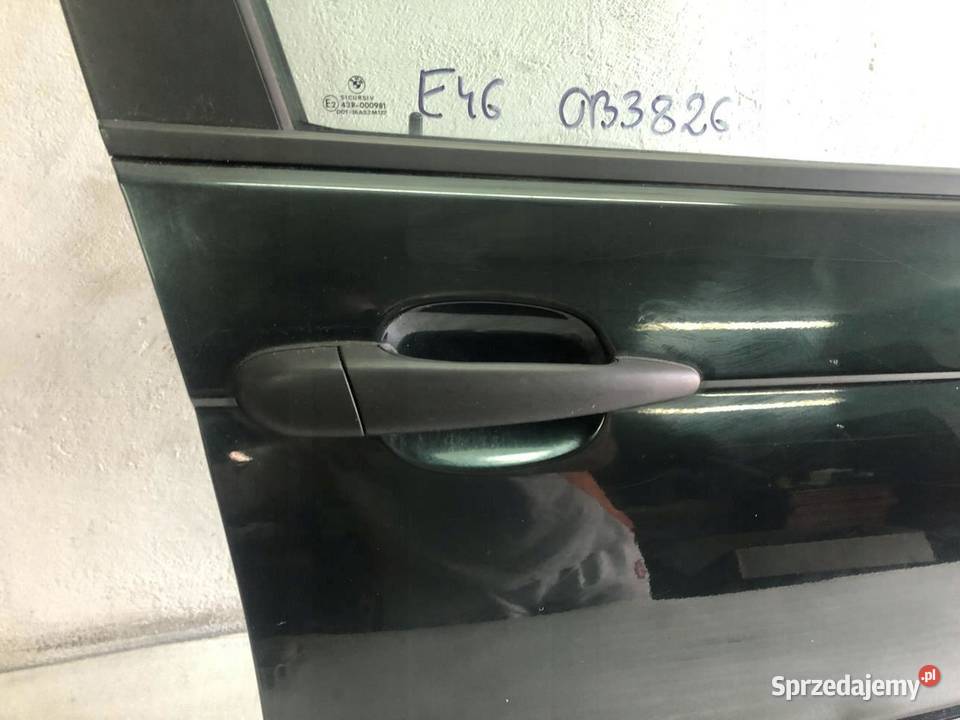 DRZWI PRAWY PRZÓD BMW E46 4306 OXFORDGRUEN osobowe