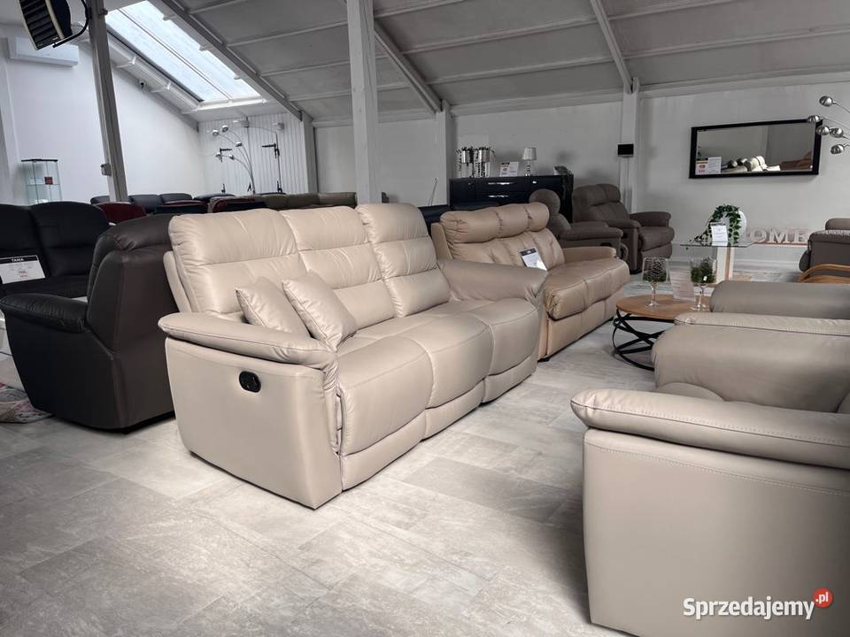 Mega okazja 40 Komplet wypoczynkowy ALEX funkcje Piasek