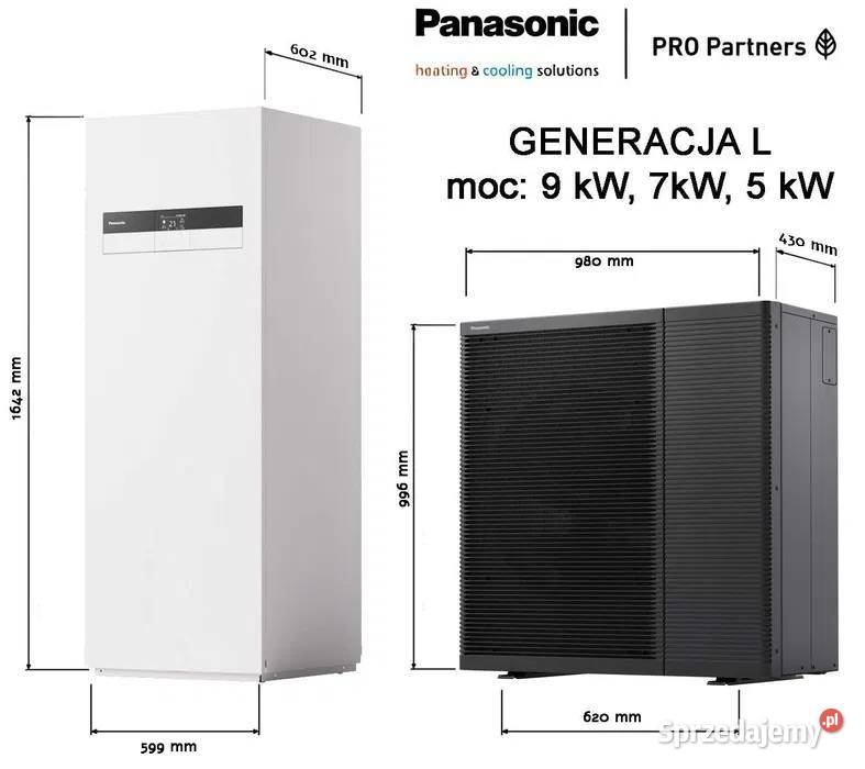 Pompa Ciepła PANASONIC All In One Seria L 9 KW KIT-ADC09L3E5 [MONTAŻ ...