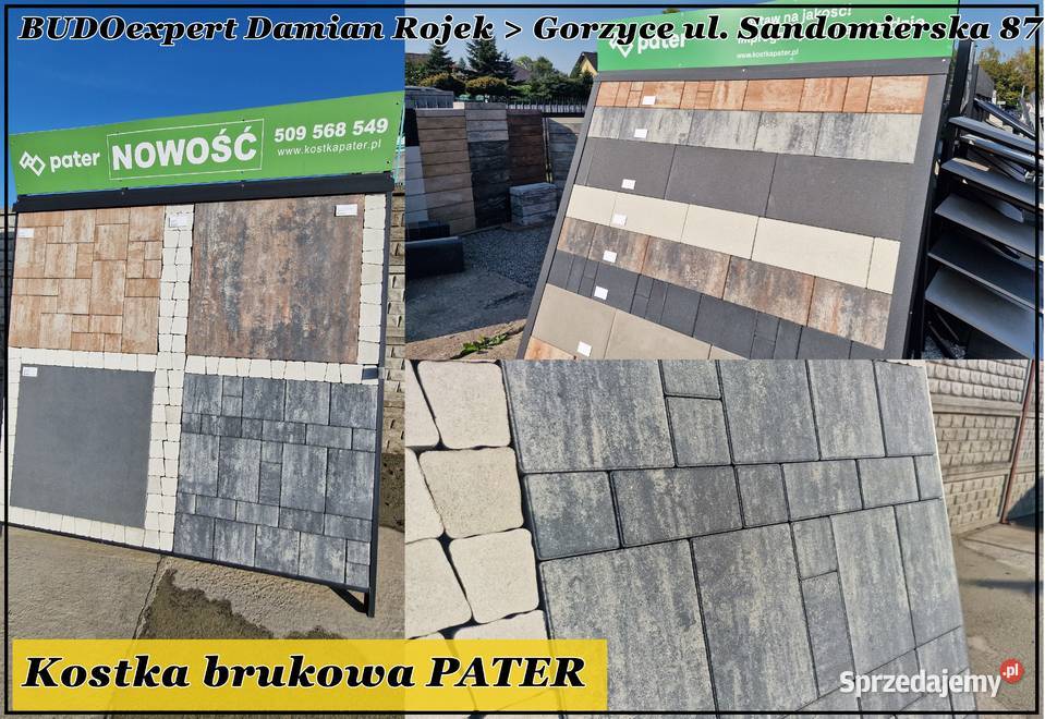 Kostka brukowa Pater model ESPERIA kolor podkarpackie Stalowa Wola