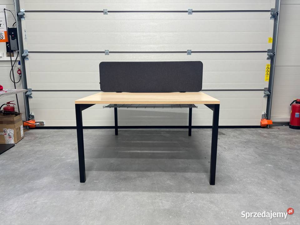 Biurko mdd Ogi u Bench szary orzech czarne Kraków