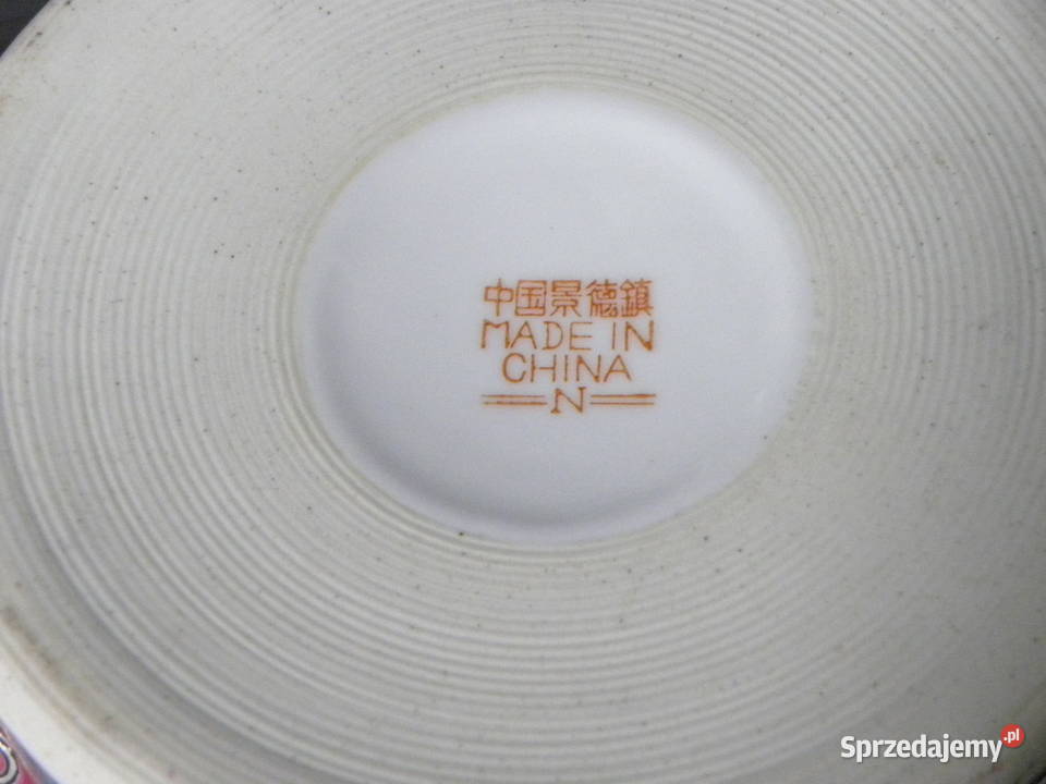 chiński zestaw do herbaty Mun Shou porcelana Antyki Legnica