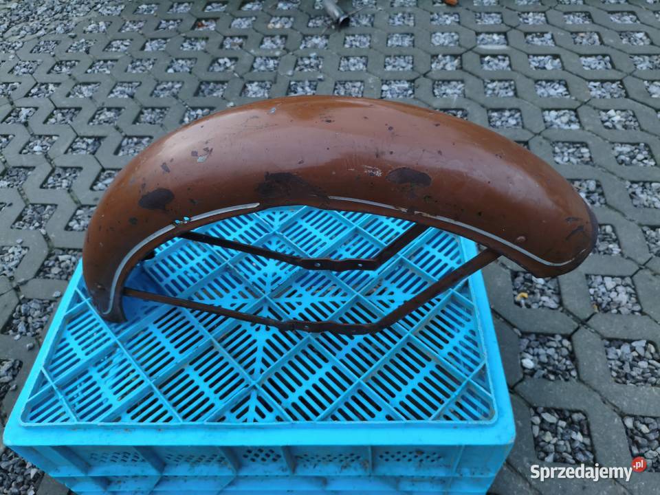 Błotnik przedni WSK brązowy oryginał Lublin