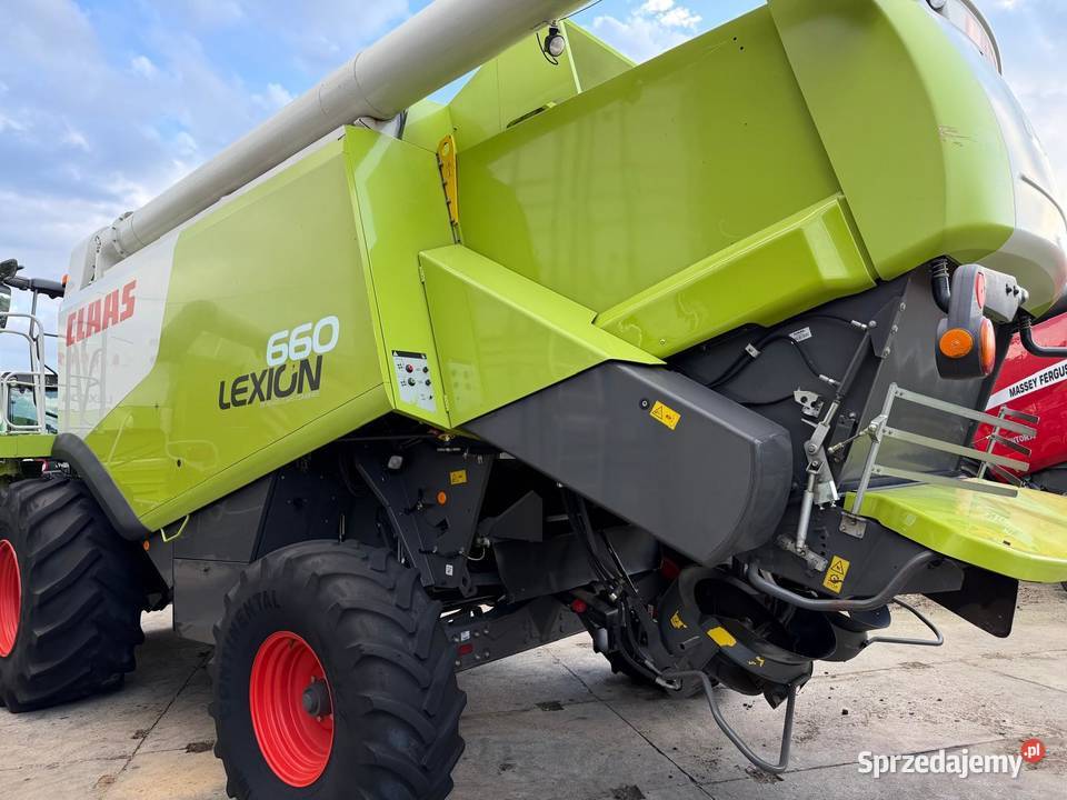 Kombajn zbożowy Claas Lexion 660 heder V750 nieuszkodzony Nowa Ruda