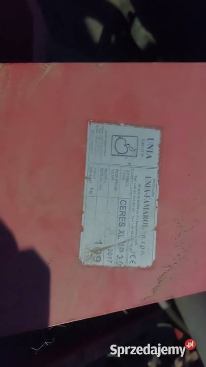 Agregat uprawowo siewny Unia ceres XL brutto sprzedam