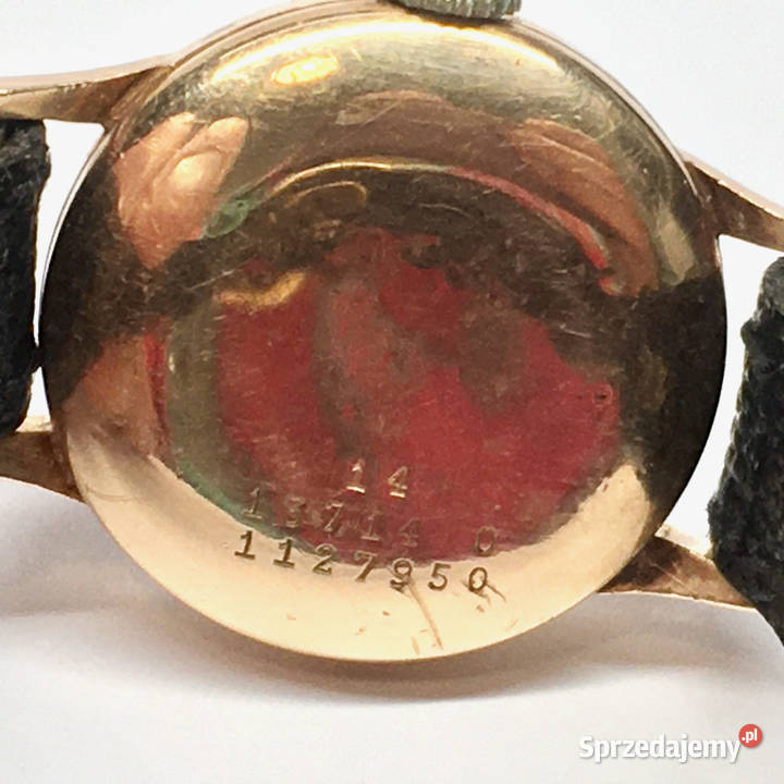 DOXA zegarek damski ZŁOTY 14K 585 VINTAGE