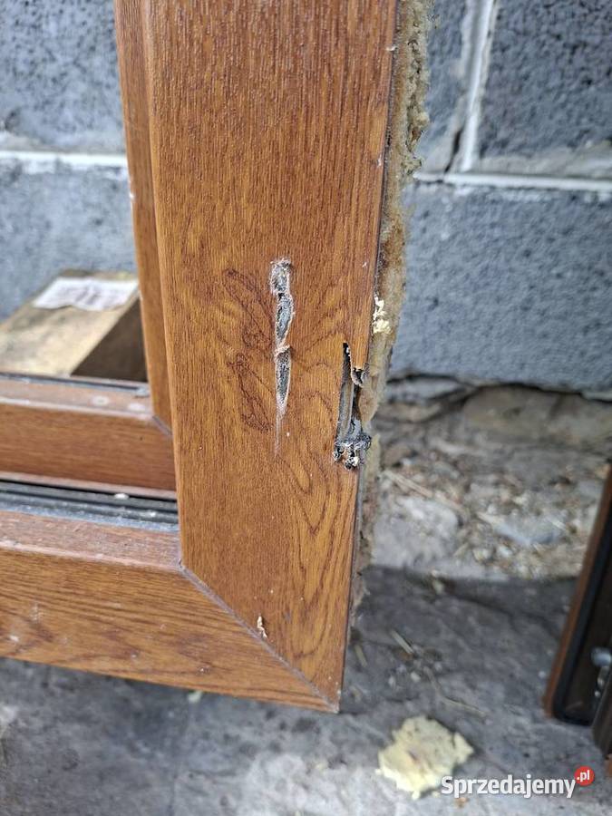 Okno złoty dąb aluplast świętokrzyskie