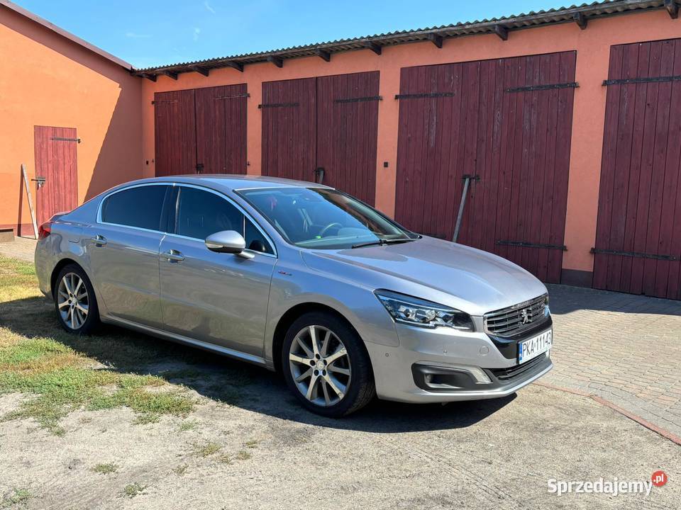 Peugeot 508 bezwypadkowy full led automat nieuszkodzony Sobiesęki Trzecie