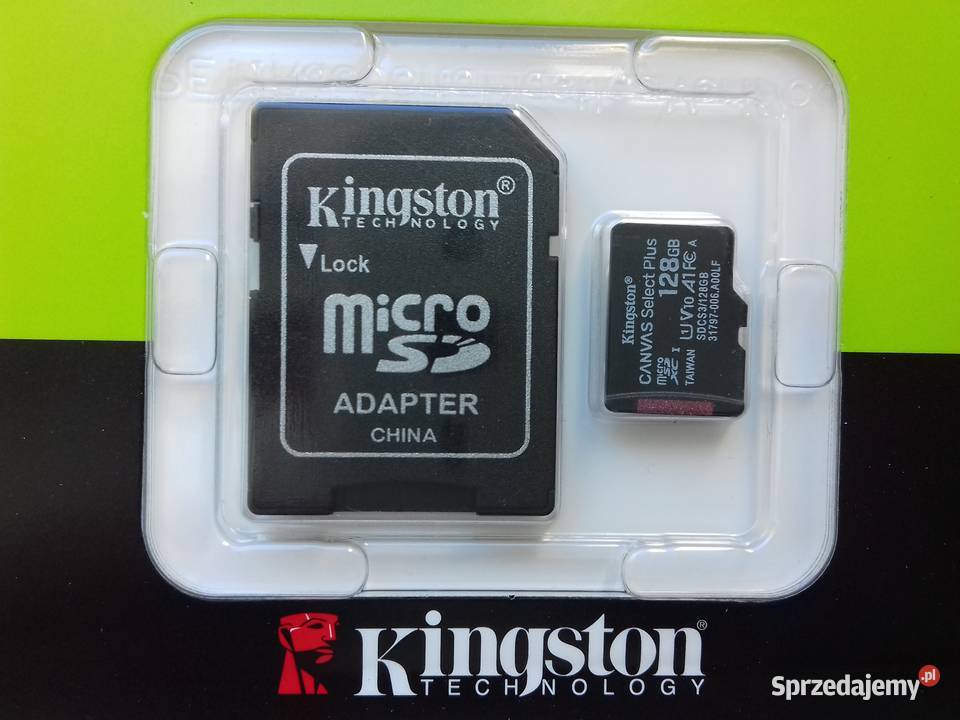 Karta pamięci microSD 128GB Kingston Canvas kujawsko-pomorskie Bydgoszcz