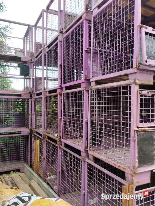 Skrzynie paletowe metalowe GITTERBOX Toruń Grębocin