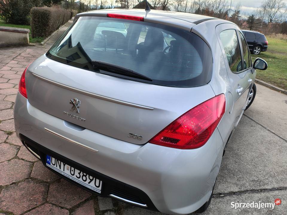 Piękny Peugeotmalutki przebieg 218 ocynk0rdzy manualna 308 opolskie Paczków