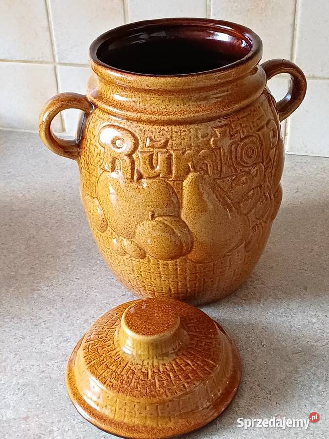 vintage ceramiczny garnek małopolskie Nowy Targ