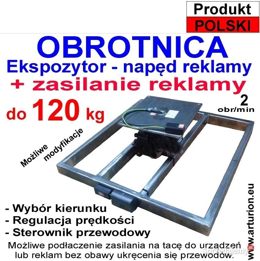 Napęd Reklamy Ekspozytor Obrotnica PANCERNY do Warszawa sprzedam