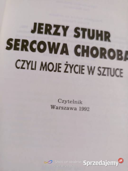 Stuhr Sercowa choroba książki Warszawa