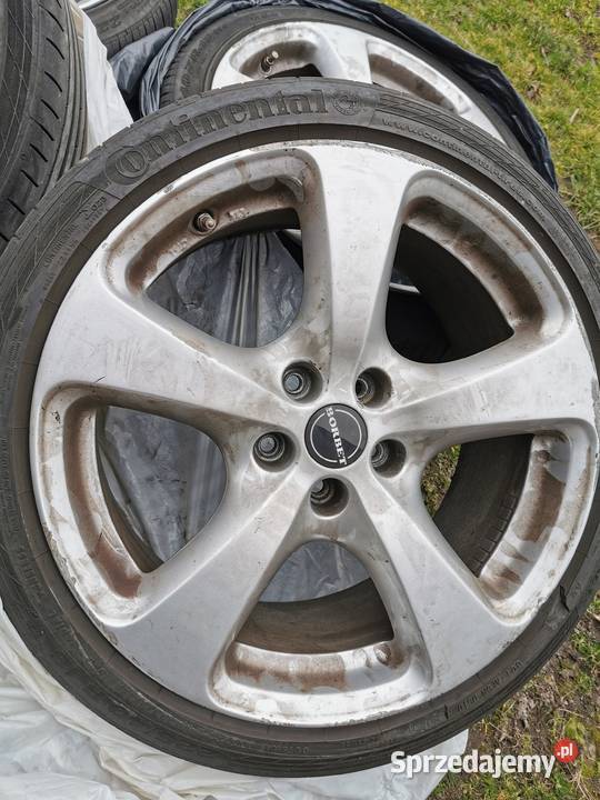 Felgi alu BORBET 18 5x108 volvoford dolnośląskie Jerzmanice-Zdrój