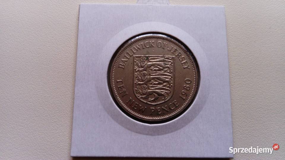 Moneta 10 pence 1980 r Mosina