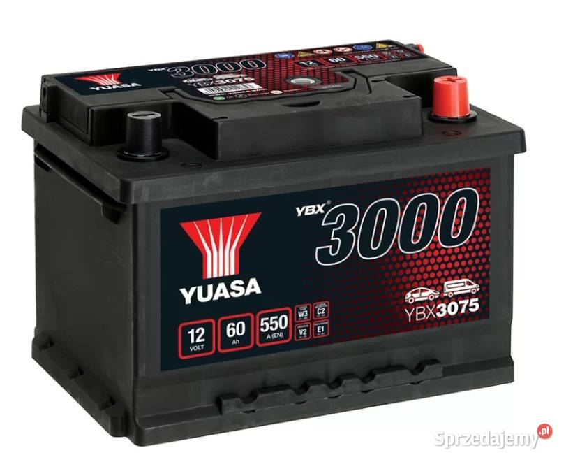 Akumulator Yuasa Standard 12V 60Ah 550A Darmowa Akumulatory małopolskie Tarnów