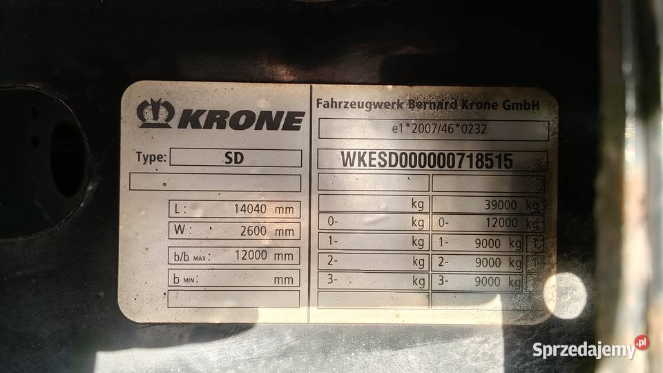 Krone Doppelstock Carrier 1550 2016